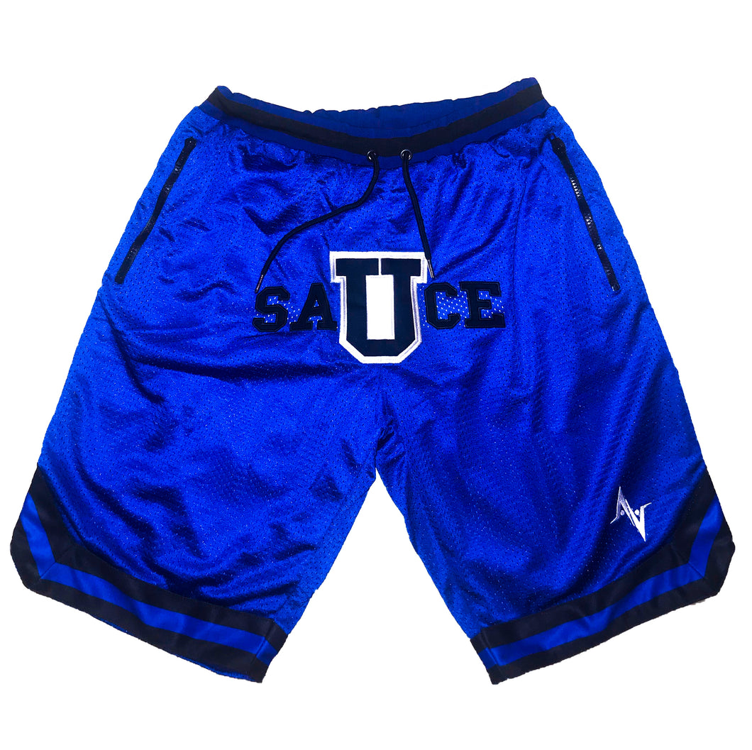 Sauce University Royal Basketball Shorts