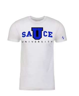 Sauce University White/Royal Tshirt