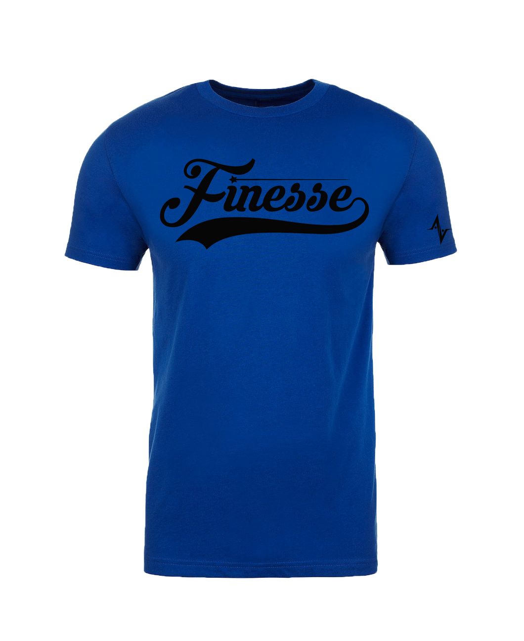 Finesse Royal Blue Sueded Tee