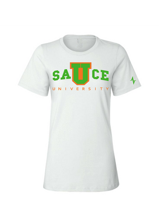 Women Sauce U White Tshirt